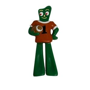 Gumby Football Action Figure Bendable Toy Prema 3"